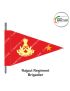 Indian Army Lancer Flag -Vehicle Flag (Army Infantry Regiments) | Indian Military Stiffener Flag with Double Side Logo (9