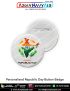 Personalised Indian Bharat Republic Day Button Badge : ArmyNavyAir.com