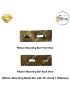Ribbon Mounting Metal Bar With Pin (Hold1 Ribbons) |Navyug