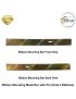 Ribbon Mounting Metal Bar With Pin (Hold 4 Ribbons) | Navyug
