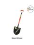 Indian Armed Forces-Police-Security Entrenching Tools  Shovel Round -Square