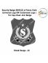 Security Badge (SHIELD) oF Fabric-Cloth (Universal Logo OR Customised Logo ) For Cap-Chest -Arm Badge-Shield Design 22-2 Inch Height