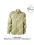 Indian Armed Force-Police Uniform Shirt (Khaki Colour Cotton Drill Cellular Fabric) Shirt Full- Long Sleeves With Two Front Box Pleat Pockets With Scalloped Flap & Shoulder Epaulets With Button