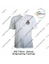 T-Shirt Indian Navy Training Establishment |  Indian Navy School-Academy ( T Shirt PC With Collar (White)-INS Shivaji (Engineering Training)-Small