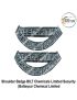 BILT Chemicals Security Uniform Shoulder Title- Badge | Ballarpur Industries Limited Security Shoulder Title- Badge Metal (Chrome)
