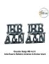 IRBn A&N Uniform Shoulder Title- Badge ( Special Armed Force) India Reserve Battalion Andaman & Nicobar Island Shoulder Title-Badge Metal (Chrome)