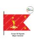 Indian Army Lancer Flag (Army Combat Regiments) | Indian Military Stiffener Flag with Double Side Logo Size ( 9