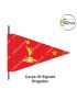 Indian Army Lancer Flag (Army Combat Regiments) | Indian Military Stiffener Flag with Double Side Logo Size ( 9