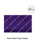 Ceremonial Flag Cloth Satin-Silken (Soft One Sided Shinning-Gliter)  Width 40