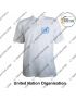 CAPF T Shirt |Central Armed Police Force T Shirt White  PC With Collar -UN |UNPKF |IPKF| United Nation-Small