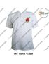 T-Shirt Indian Navy INS  Talwar Class | Indian Navy Surface Ship (FRIGATES)  T Shirt PC With Collar (White)-INS Tabar (F 44)-Small