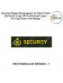 Security Badge (Rectangular- Square) oF Fabric-Cloth (Universal Logo OR Customised Logo ) For Cap-Chest -Arm Badge-Rectangular Design1-2 Inch Height