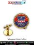 Telangana Police Cufflinks : ArmyNavyAir.com