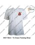 T-Shirt Indian Navy INS TIR Class  |  Indian Navy Surface Ship  (Training Ship) ( T Shirt PC With Collar (White)-Tir Class-Medium