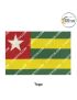 International-National Flag Of Your Country (All - Africa Country Flags ) Indoor- Outdoor : Chughs Navyug -Togo