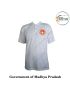 All States Government  T Shirts |Indian State-Union Territories Government Souvenir-Gift T Shirt With Collar-Madhya Pradesh