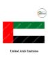 International-National Flag Of Your Country (All - Asia Country Flags ) Indoor- Outdoor : Chughs Navyug -United Arab Emirates