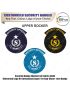 Security Badge (Rocker) oF Fabric-Cloth  (Universal Logo OR Customised Logo ) For Cap-Chest -Arm Badge-Upper Rocker-2 Inch Height