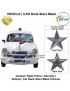 Police Car Or Vehicle Metal Star (DIG -IG-DG) Ranks Displayed on Star Plate or Star Box