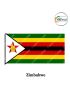 International-National Flag Of Your Country (All - Africa Country Flags ) Indoor- Outdoor : Chughs Navyug -Zimbabwe