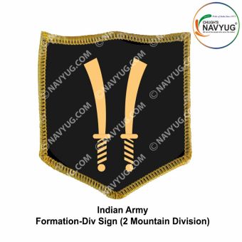2 Mountain Division Formation Div Sign : ArmyNavyAir.com