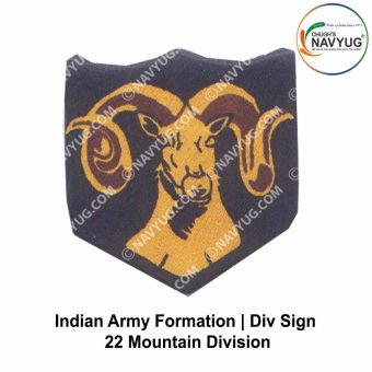 22 Mountain Division Formation Div Sign : ArmyNavyAir.com
