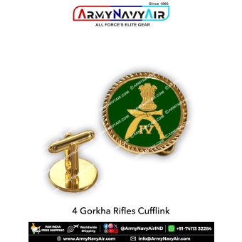 Indian Army 4 Gorkha Rifles Cufflinks : ArmyNavyAir.com