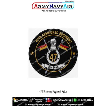47th Armoured Regiment Patch