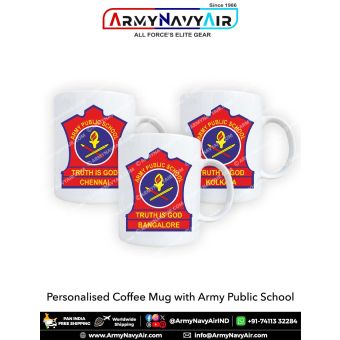 Personalised Coffee Mugs with Army Public School : ArmyNavyAir.com
