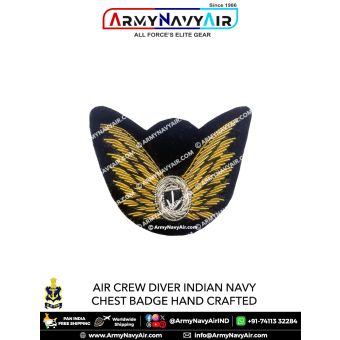 Air Crew Diver Indian Navy Chest Badge - ArmyNavyAir.com
