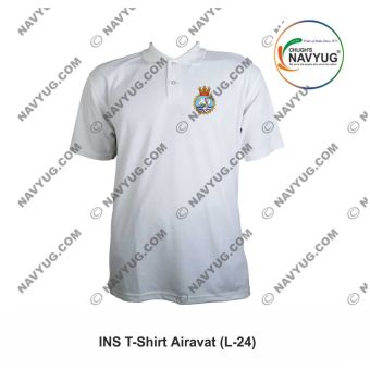 Personalised Indian Navy T-Shirt INS Airavat : ArmyNavyAir.com