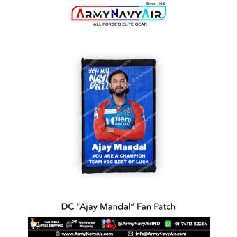 DC Ajay Mandal Fan Patch - Must Have For True Fans! : ArmyNavyAir.com