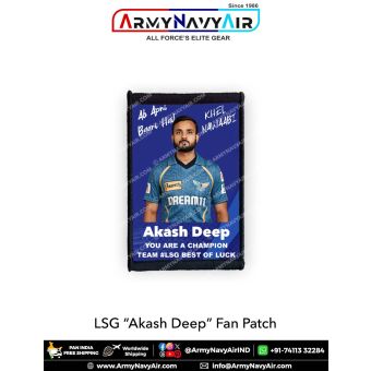 LSG Akash Deep Fan Patch - Must Have For True Fans! : ArmyNavyAir.com