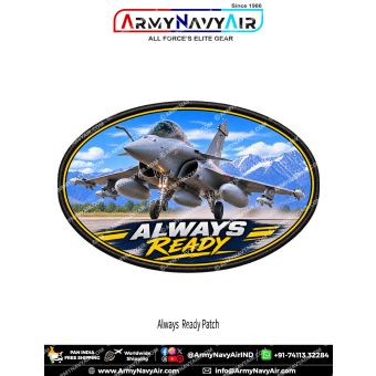 Always Ready Aviation Patch for Pilots, Aviation Enthusiasts and Collectors