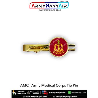 Indian Army AMC Regiment Tie Pin : ArmyNavyAir.com