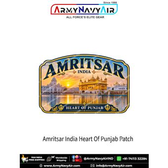 Amritsar Golden Temple Travel Souvenir Patch