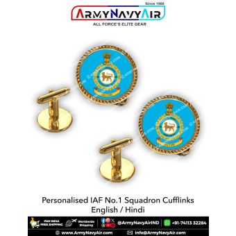 Indian Air Force No 1 Squadron IAF Cufflinks : ArmyNavyAir.com