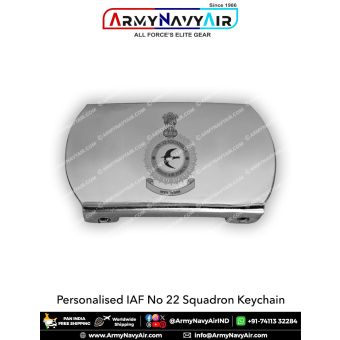 Indian Air Force No 22 Squadron IAF Mufti Belt Buckle : ArmyNavyAir.com