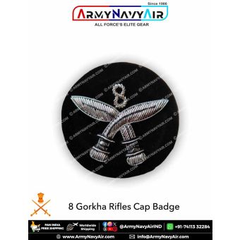 8GR | 8 Gorkha Rifles Cap Badge: ArmynavyAir.com