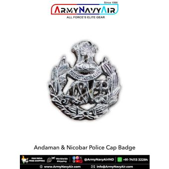 Andaman & Nicobar Police Cap Badge : ArmyNavyAir.com