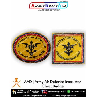 AAD I Army Air Defence Instructor Chest badge : ArmyNavyAir.Com