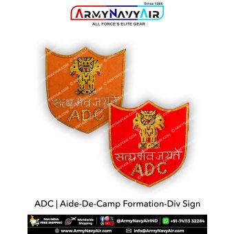 ADC| Aide-De-Camp Formation-Div Sign : ArmyNavyAir.com
