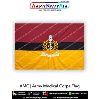 Indian Army AMC Flag : ArmyNavyAir.com