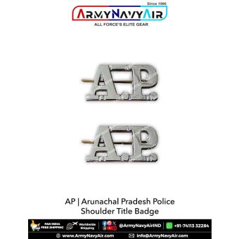 Arunachal Police Shoulder Title Badge : ArmyNavyAir.com