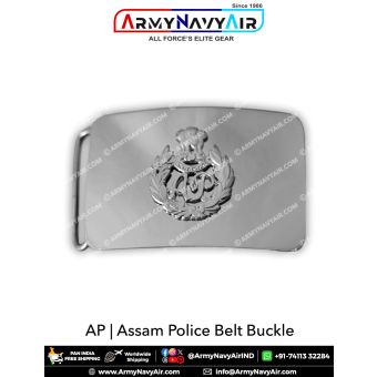 Assam Police Belt Buckle : ArmyNavyAir.com
