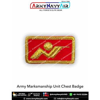 Army Marksmanship Unit Chest Badge : ArmyNavyAir.com