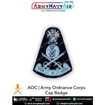 AOC | Army Ordnance Corps Cap Badge : ArmyNavyAir.Com