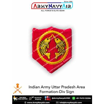 Army Uttar Pradesh Area Formation-Div Sign : ArmyNavyAir