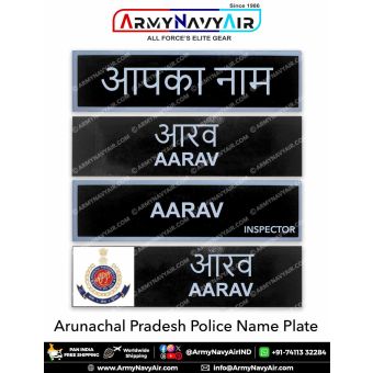 Arunachal Police Uniform Name Plate (Acrylic) - ArmyNavyAir.com