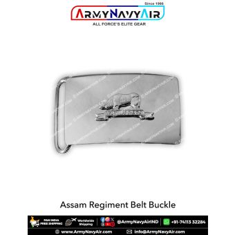 Assam Regiment Belt Buckle : ArmyNavyAir.com